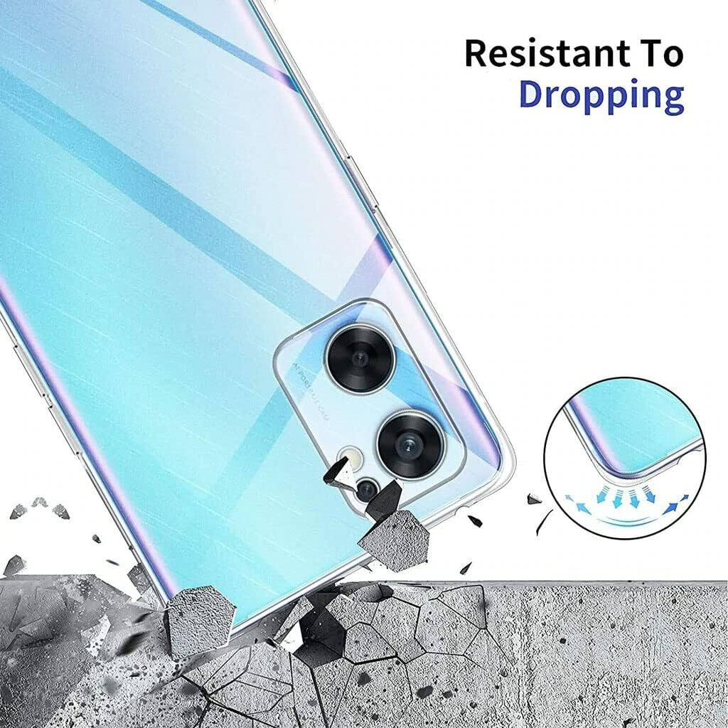 CAPTOR Clear Case for Oppo Find X5 Lite 5G TPU Soft Thin Silicone Case with Raised Edge for Screen and Camera Protection image number 5