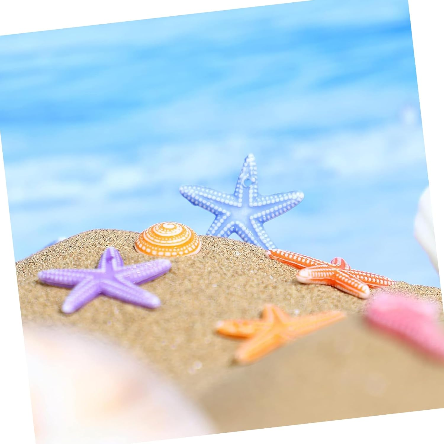 Fokmuaex 48Pcs Micro Sea Animals Decorations, Mini Aquatic Ornaments for Fish Tank, Aquarium Plants, DIY Potted Crafts, Christmas Terrarium & Ocean-Themed Projects image number 3