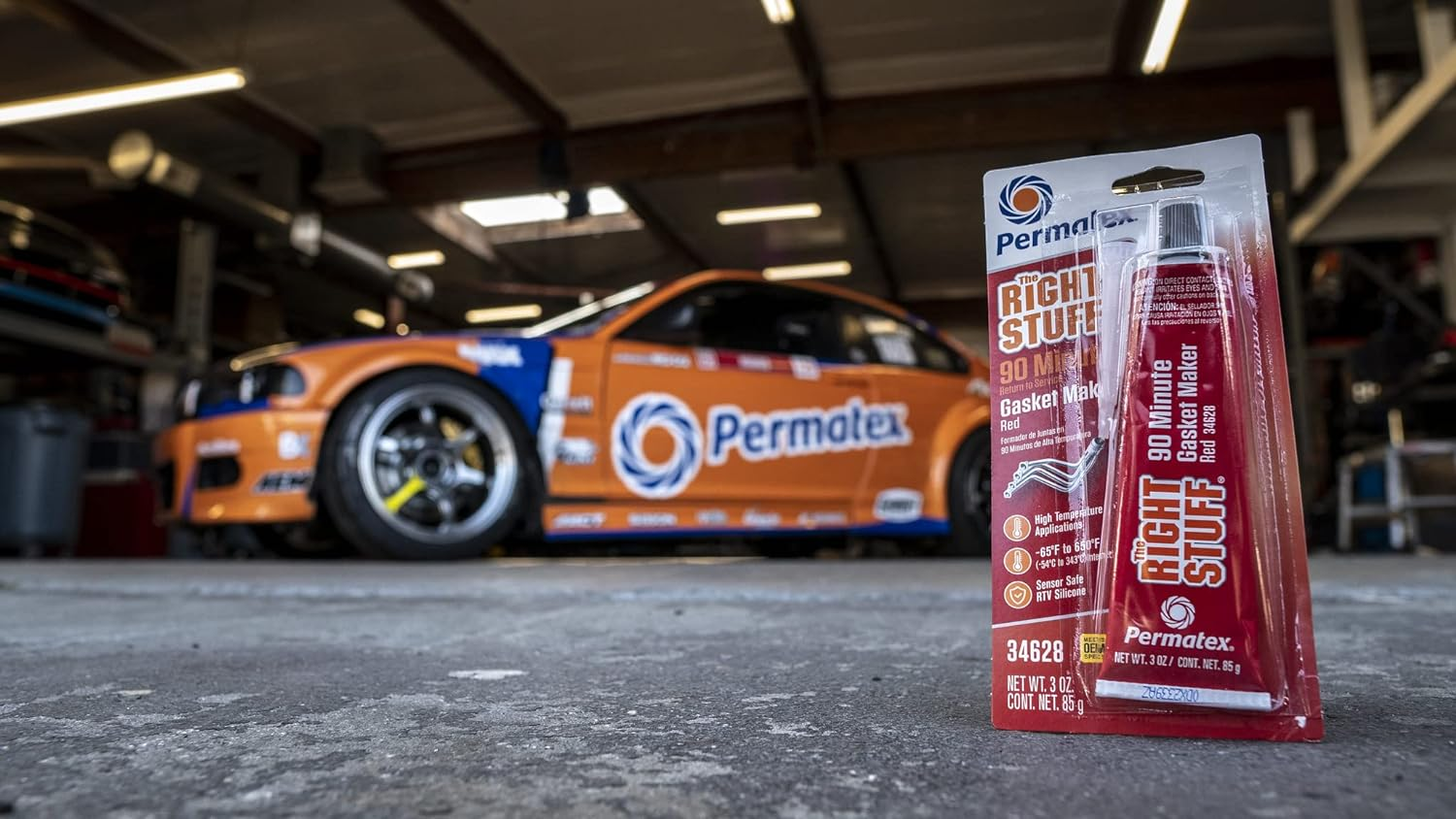 Permatex the Right Stuff 90-Minute High-Temperature Gasket Maker Tube 85 G, Red image number 6