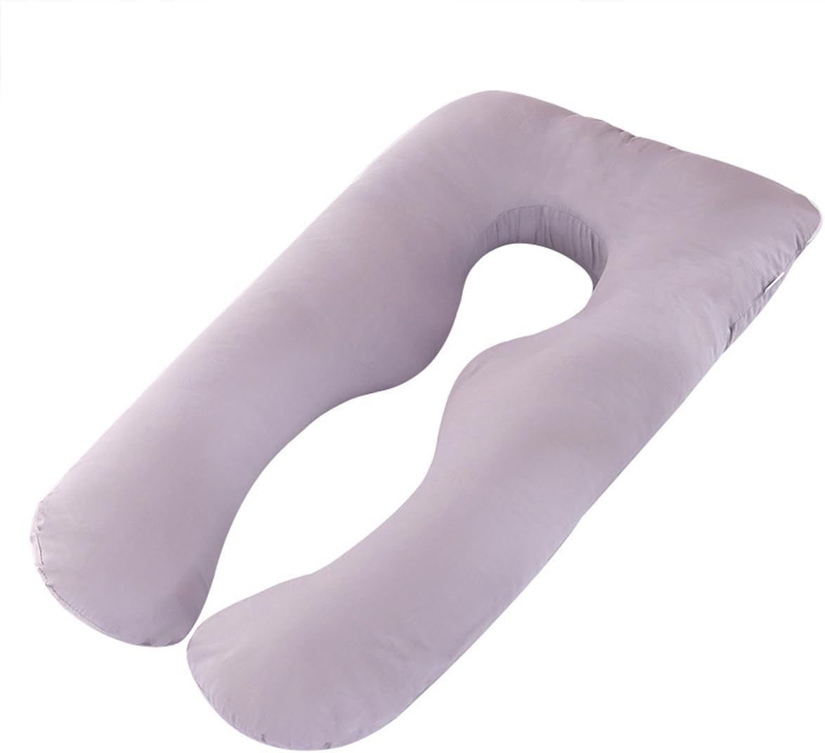 AIMALL U-Shaped All-Cotton Maternity Pillow Multifunctional Lumbar Side Sleep Cushion