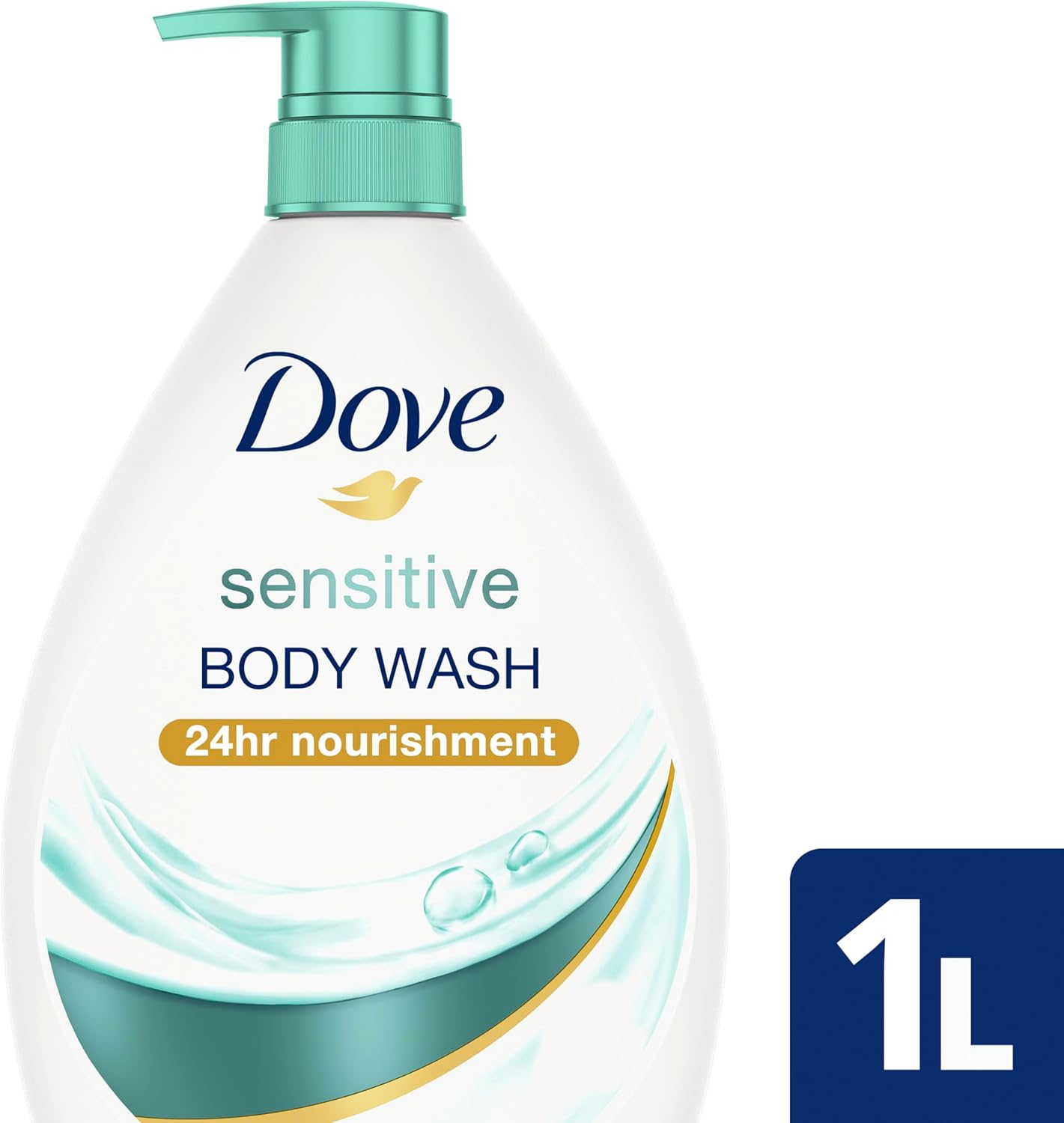 Dove Sensitive Body Wash 1 L image number 2
