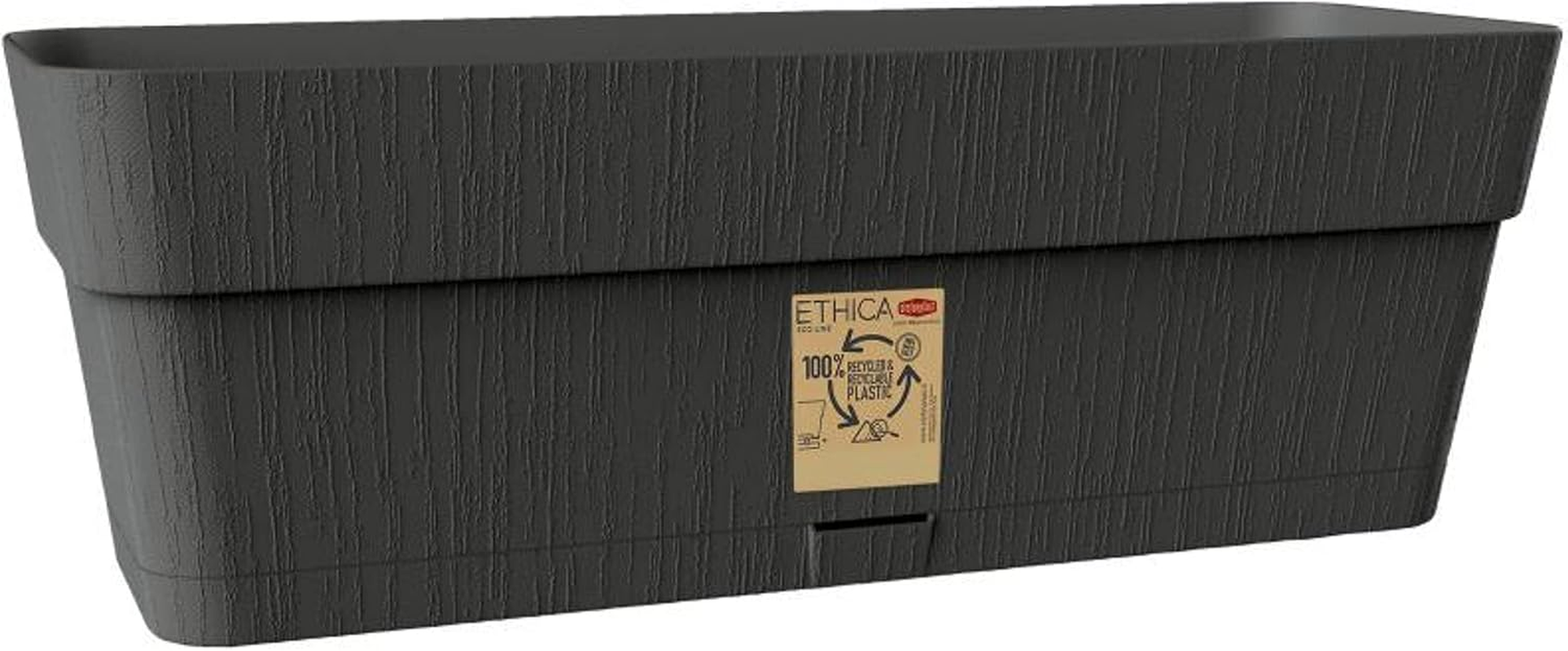 Stefanplast FIORIERA ETHICA 50Cm Grafite C/RIS Acqua, Come Da Foto