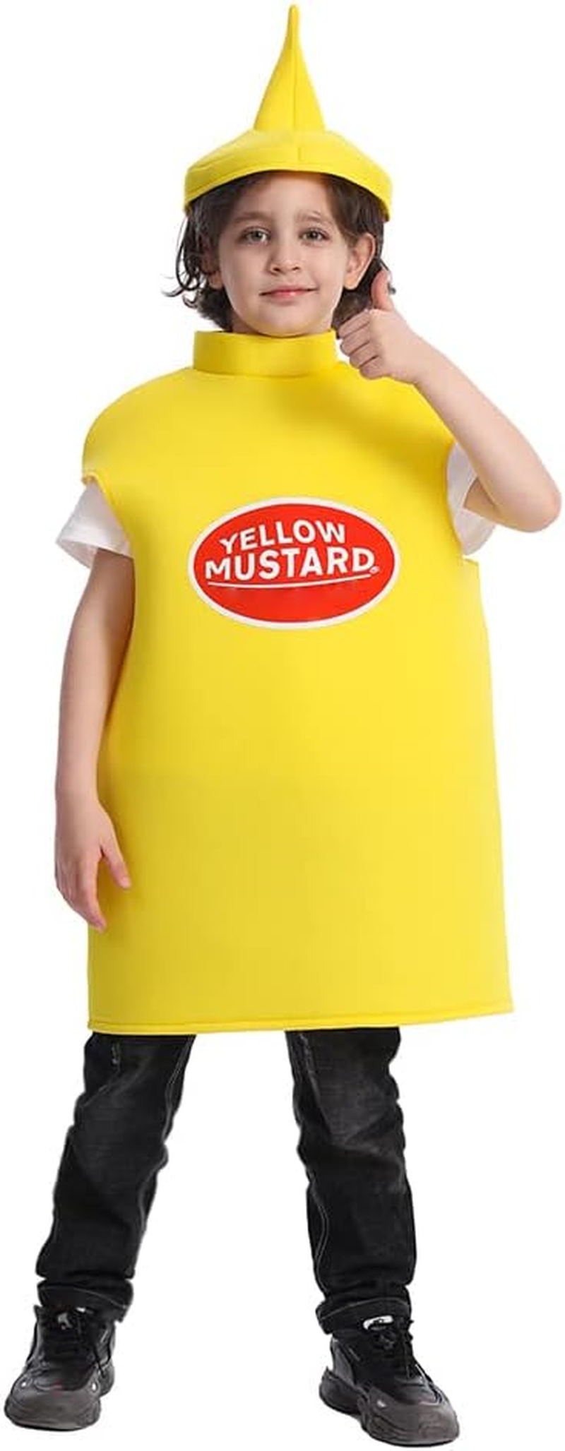 DSPLAY Kids Mustard Ketchup Costume Halloween Party image number 6