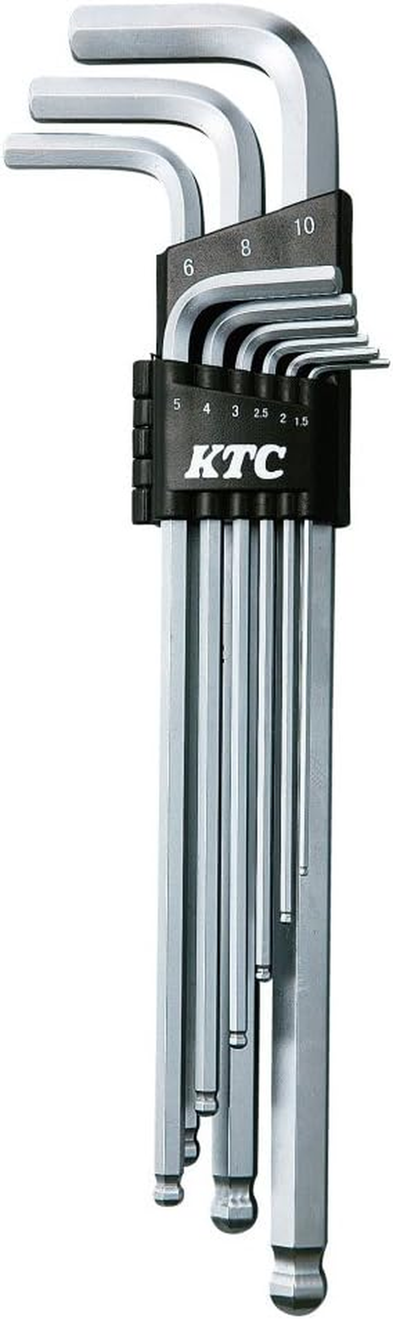 Kyoto Machine Tools (KTC) Ball Point, L-Shaped, Long Hex Wrench Set HL259SP image number 2