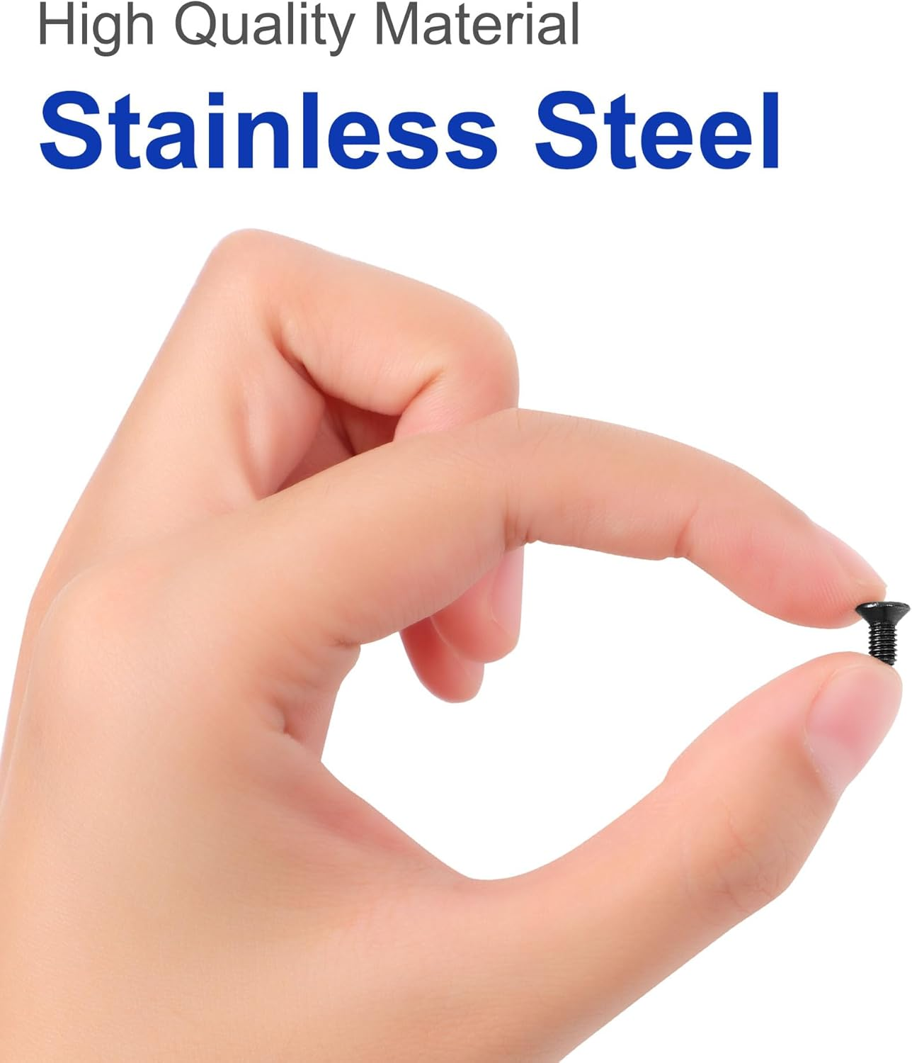 Uxcell 50Pcs M3 X 4.7Mm HDD SSD Hard Drive Mounting Screws - Black Metal Replacement for Laptop image number 5