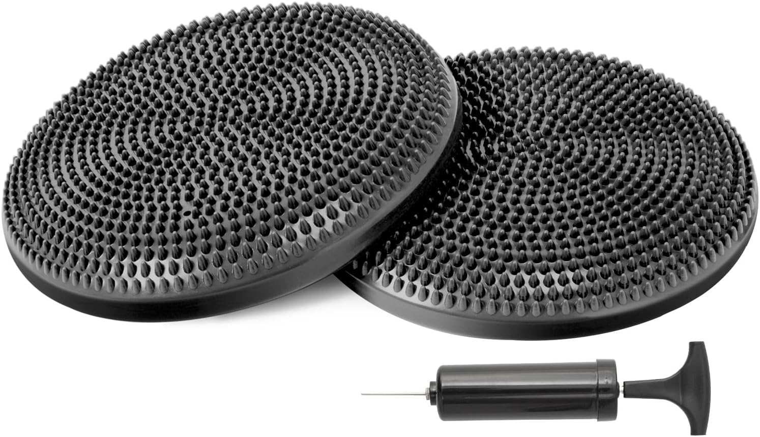 Primasole Balance Disk 2 Pcs Comes with an Air Pump Exercise Disk for Stability Workout13Inch in Diameter 550Lb Load Limit Torso Training Cushion PSS91NH021A