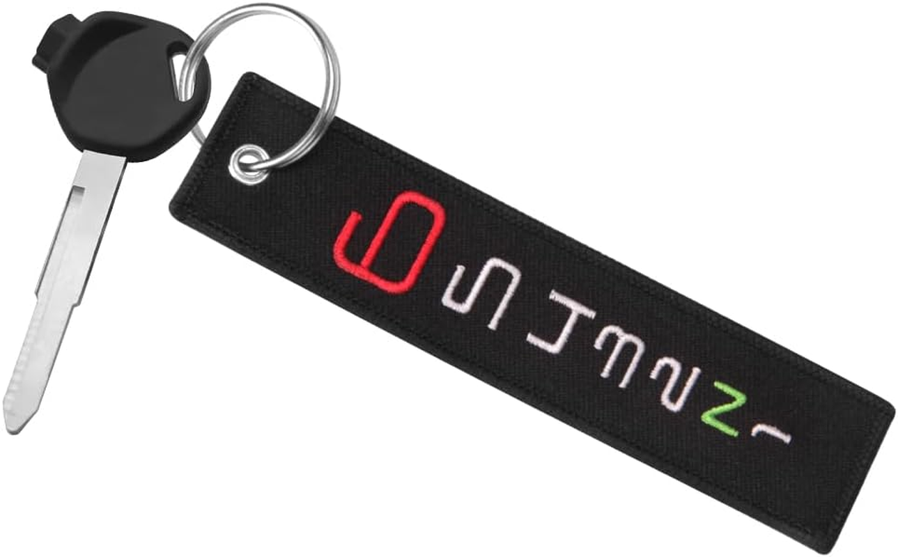 JAGASOL Motorcycle Keychain Tag, Key Ring for Scooters, ATV, UTV, Cars, Backpacks, Trucks, Sportbikes, Dirt Bike