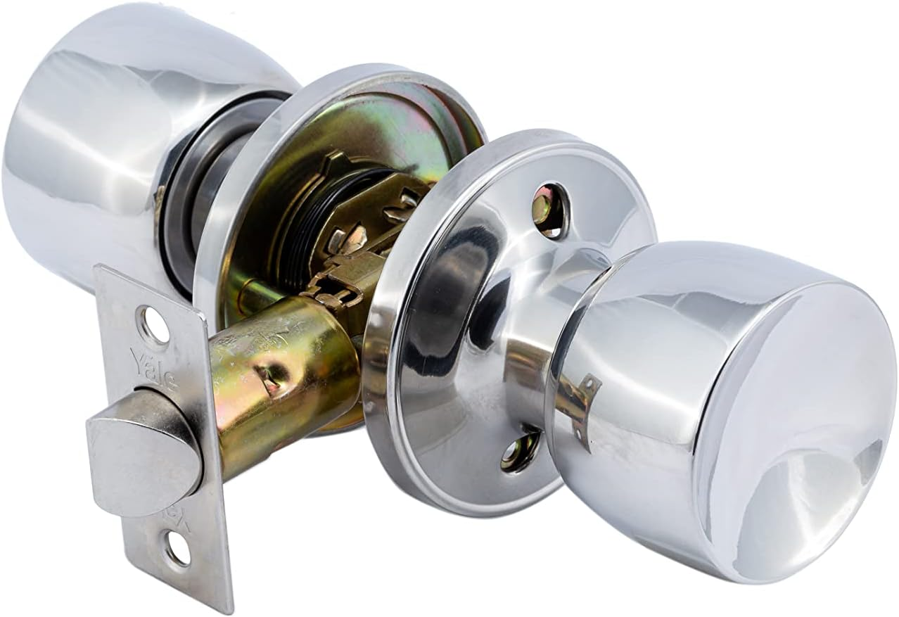 Yale Passage KNOB Set Chrome