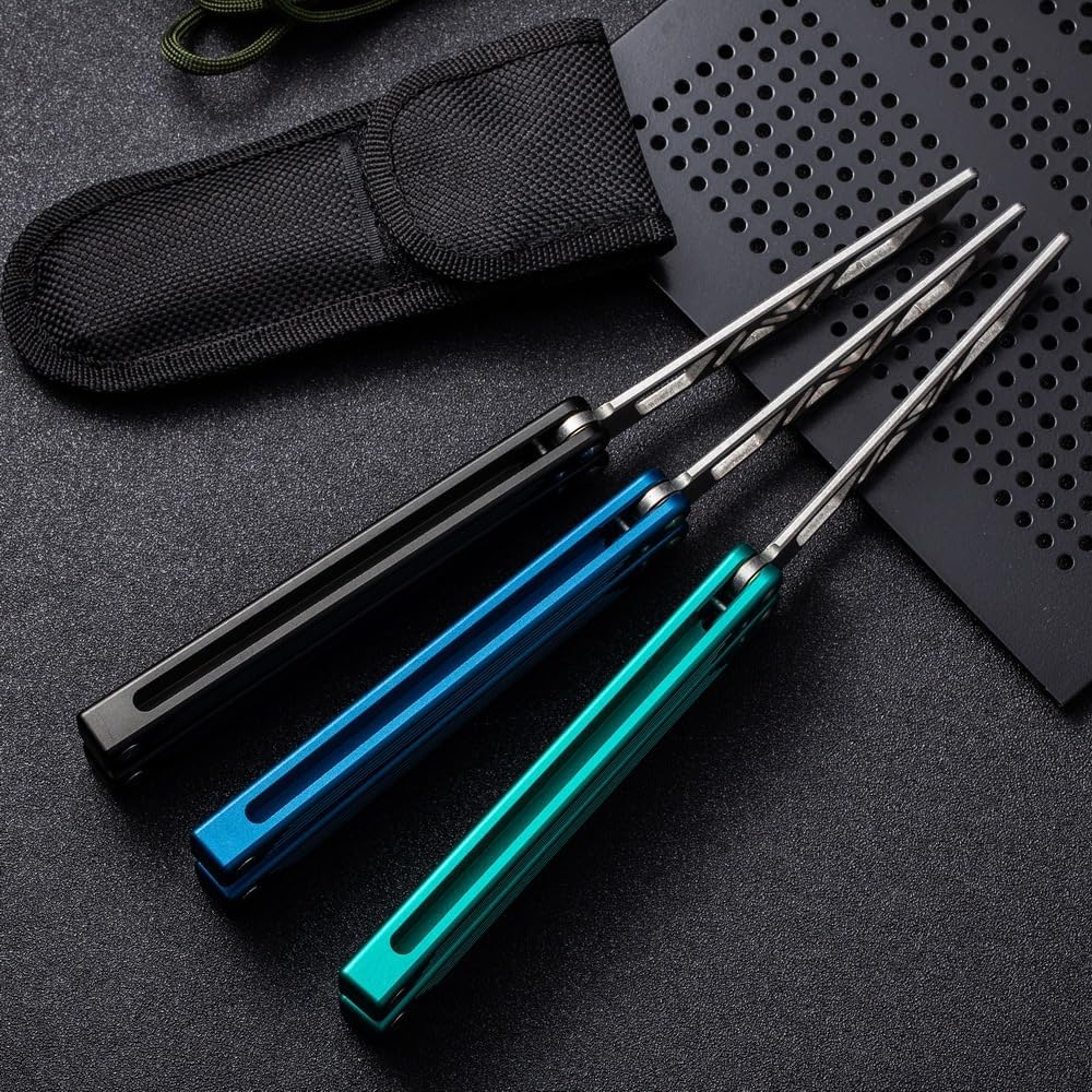 KEEDAS Integrated Forging Bushing System, Aluminum Integral Channel Handle, Excellent Grip, Pretty Solid, Best Balance and Inertia, Great for Beginners (Blue) - Black image number 3