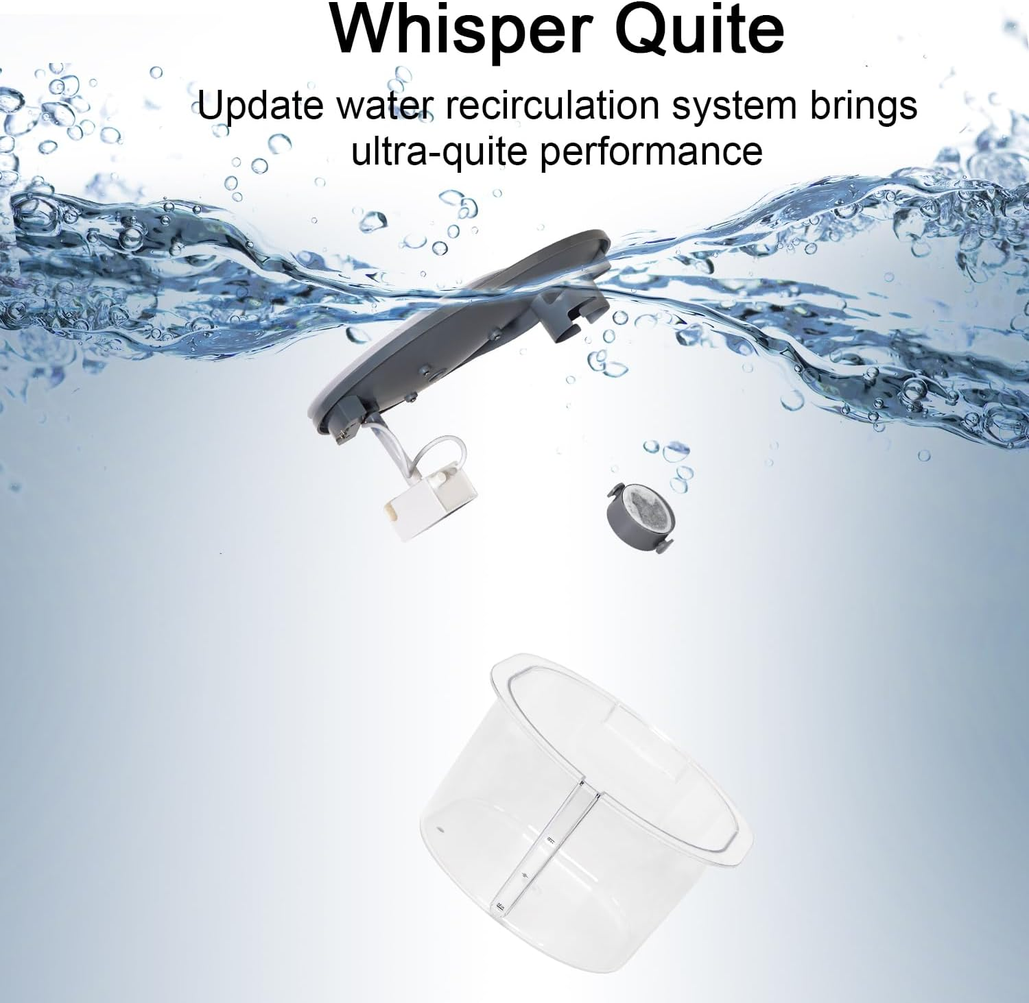 DOEL Cat Fountain, Automatic Drinking Fountain for Cats and Dogs