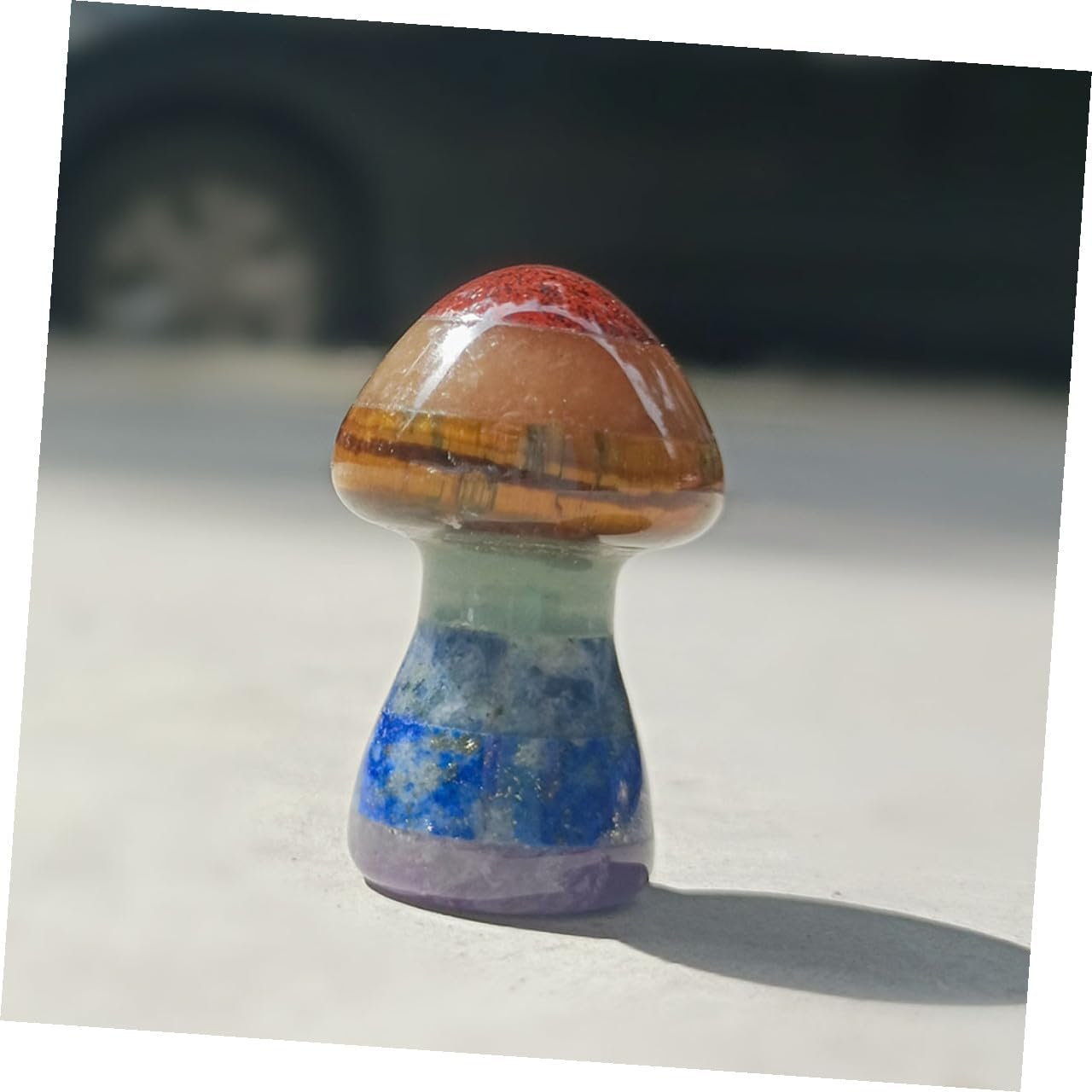 ROMISBABA Portable Crystal Gua Sha Facial Massage Tool Smooth Natural Stone for Face Neck Skin Care Slimming Wrinkle Reduction Massager Suitable for Men Women Teens Daily Spa Routine