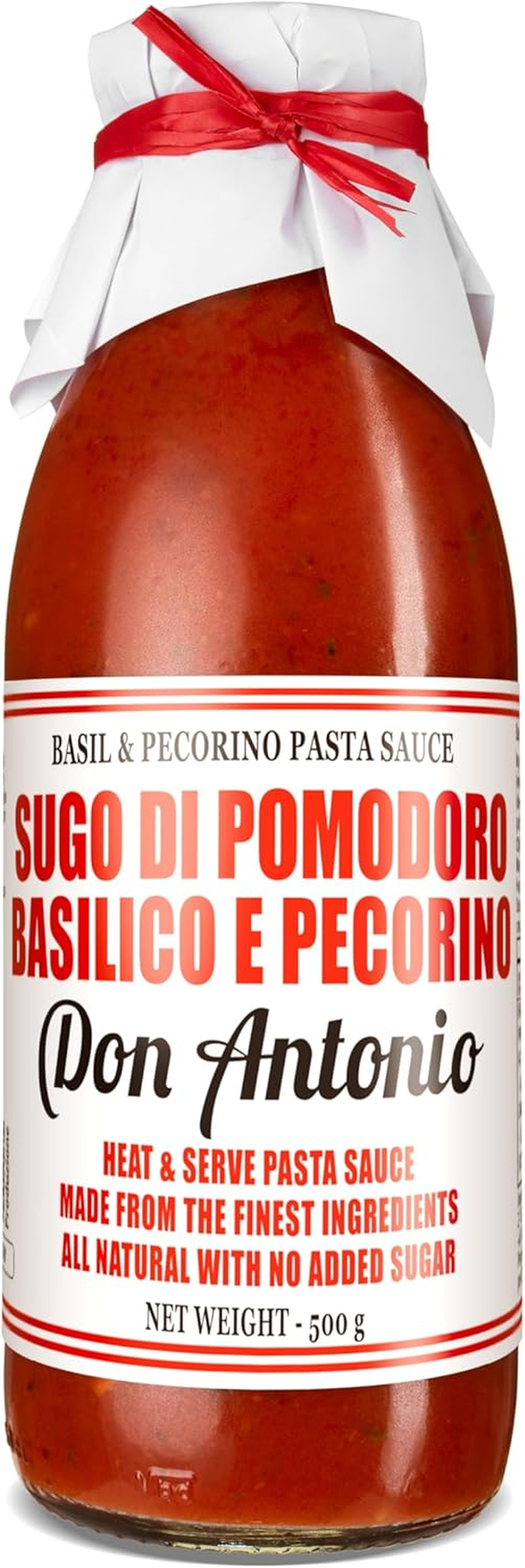 Don Antonio Basil and Pecorino Cheese Pasta Sauce 500 G