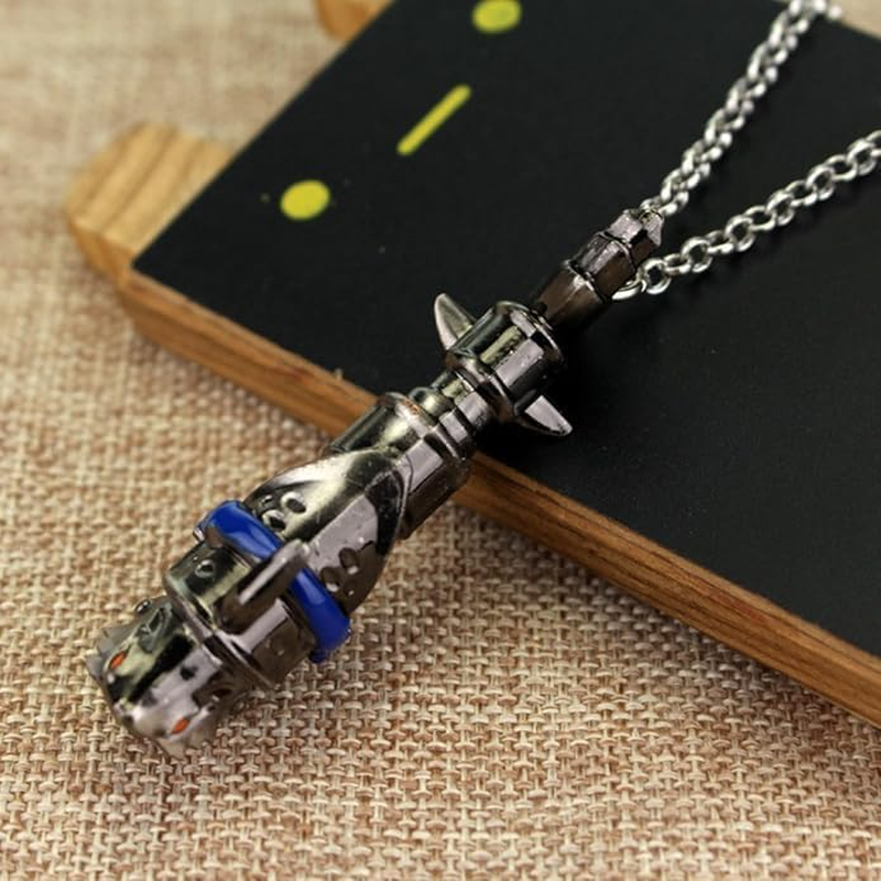 LOL Arcane Jinx Fishbone Necklace Game Cosplay Anime Cosplay Merch Fans Collections Gift