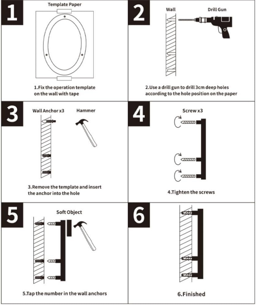 12" Large Stainless Steel Floating House Number, Metal Modern House Numbers, Mailbox Decor Number with Nail Kit for Outdoor Mailbox Yard Home Wall Doorgarage Gate,Coated Black (Black-4)