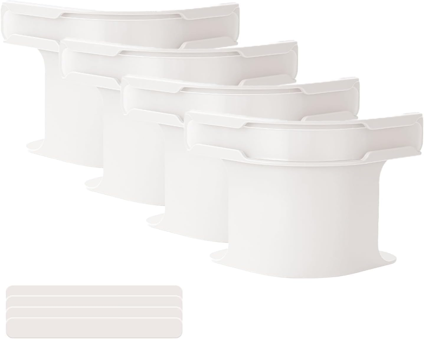 4Pcs Bed Sheet Holders for King/Queen/Double/Single Mattresses - Non-Slip Fitted Corner Grippers, No-Pin Invisible Clips, Stay-Put Bedding System, Mattress Protector Fasteners