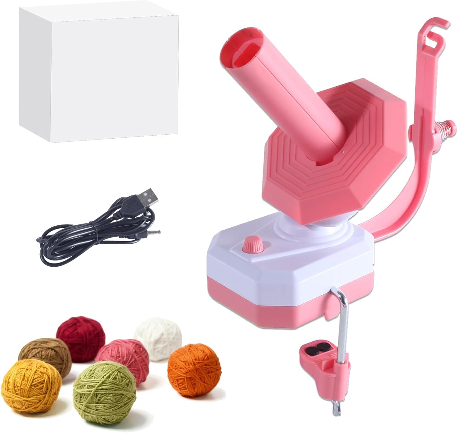 Yarn Winder, Electric Yarn Ball Winder for Crocheting, save Time and Effort, Yarn Spinner with USB Interface, Yarn Winder Wool, the Helper for Knitting Enthusiast image number 6