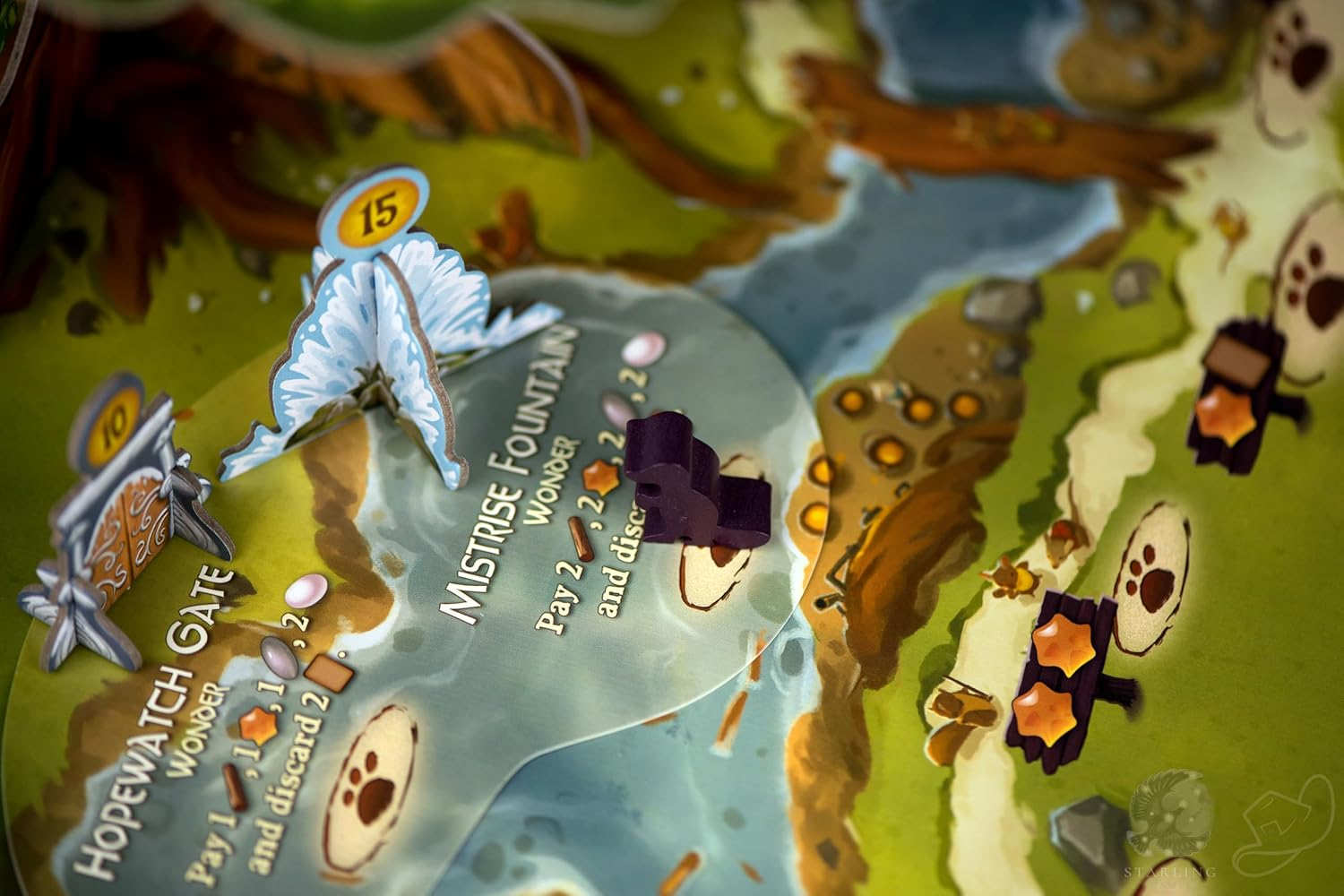 Starling Games Everdell Pearlbrook 2Nd Edition Board Game Expansion for 1-4 Players image number 5