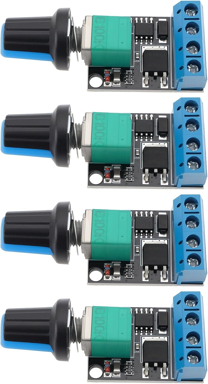 4Pcs PWM DC5V-16V 10A Motor Speed Controller Voltage Regulator Stepless Speed Regulator Suitable for Dc Motor Fan Fish Tank Oxygen Pump image number 6