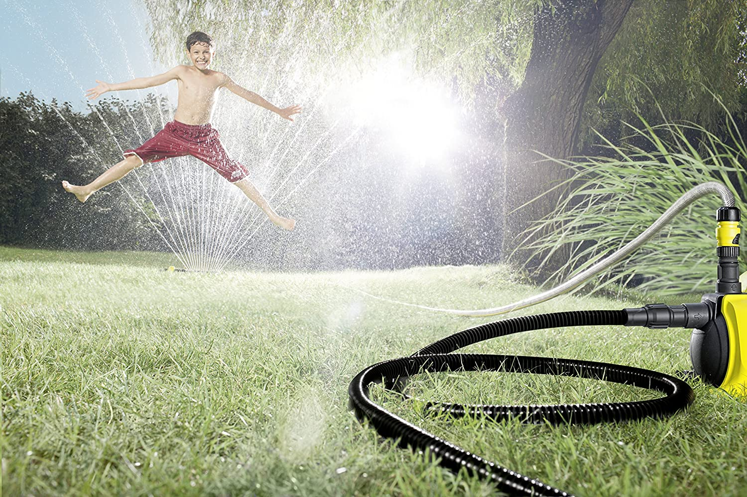 K&Auml;RCHER Suction Hose Kit, 7 Meter Length, Black