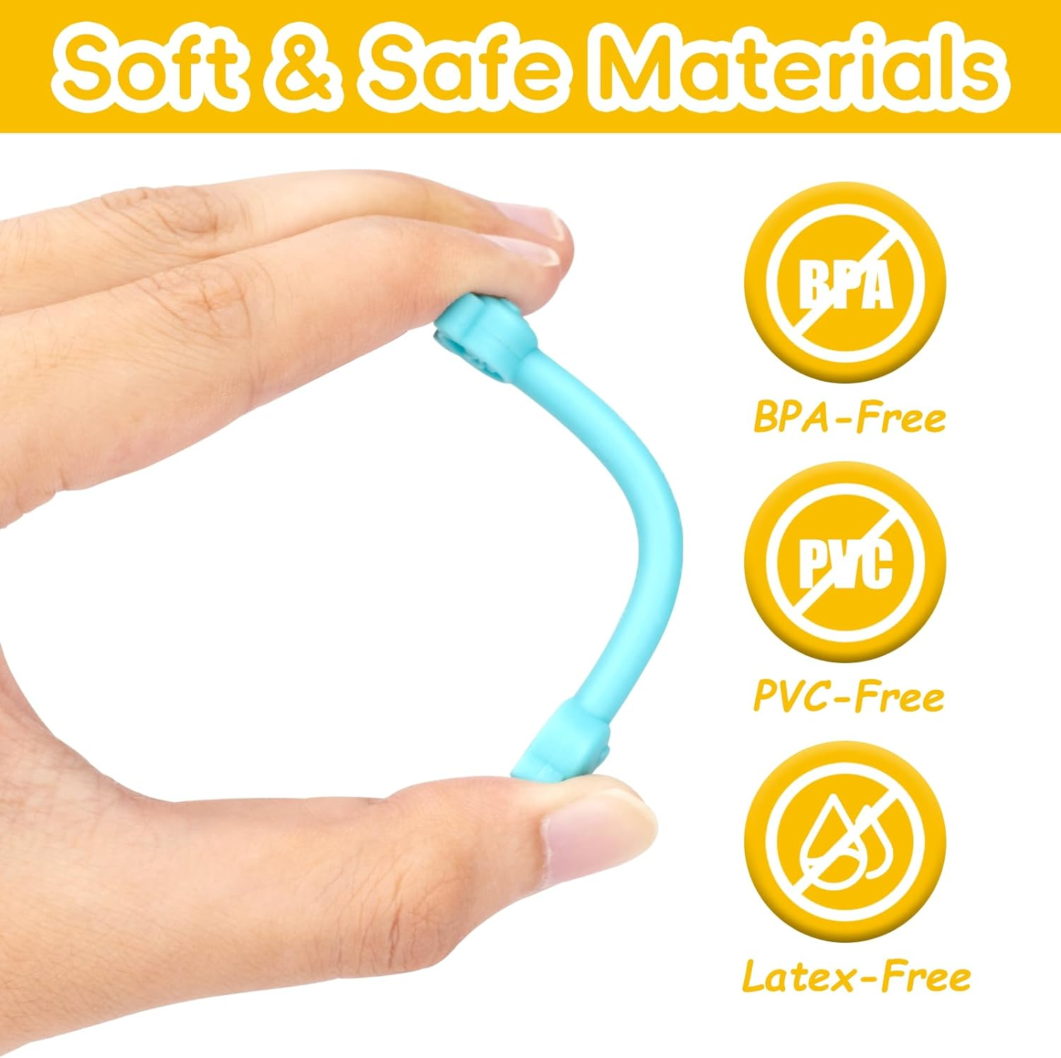 The Safe Baby Nasal Booger and Ear Cleaner - Baby Shower Registry Essential | Easy Baby Nose Cleaner Gadget for Infants and Toddlers | Dual Earwax and Snot Removal - 2 PC image number 6