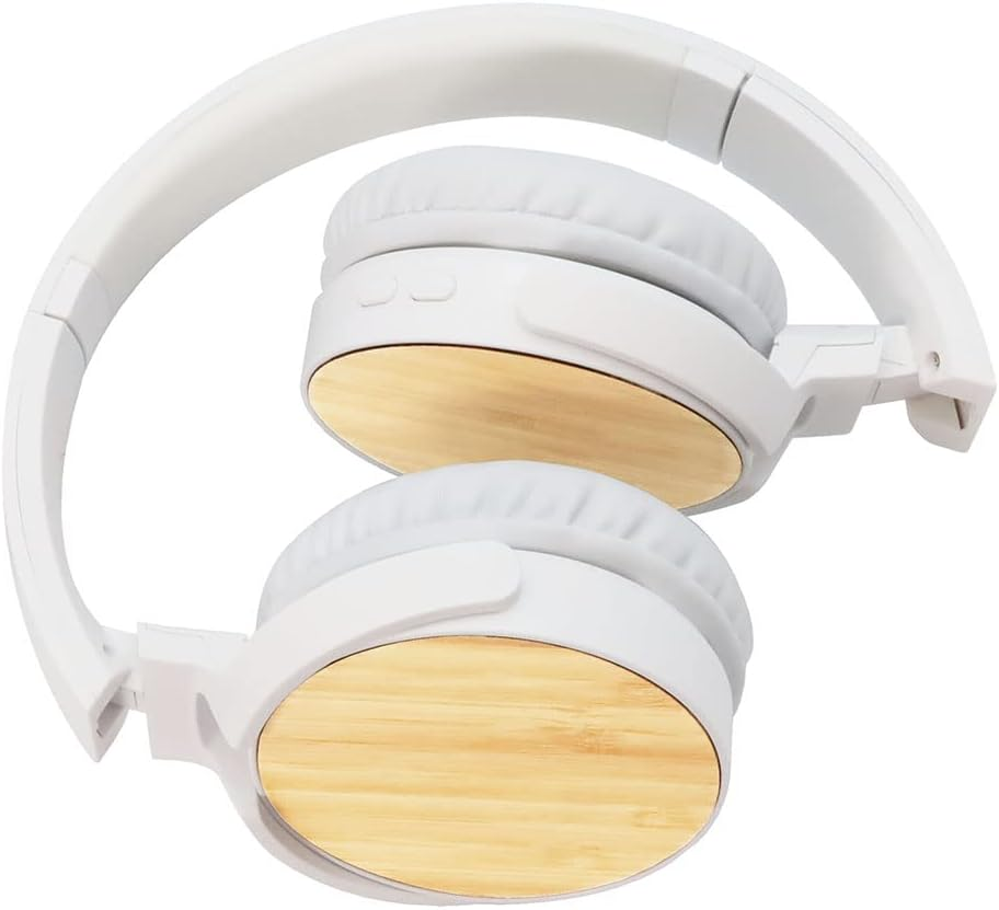 Wireless Bluetooth Headphones, Lightweight, Adjustable and Foldable, Bamboo image number 1