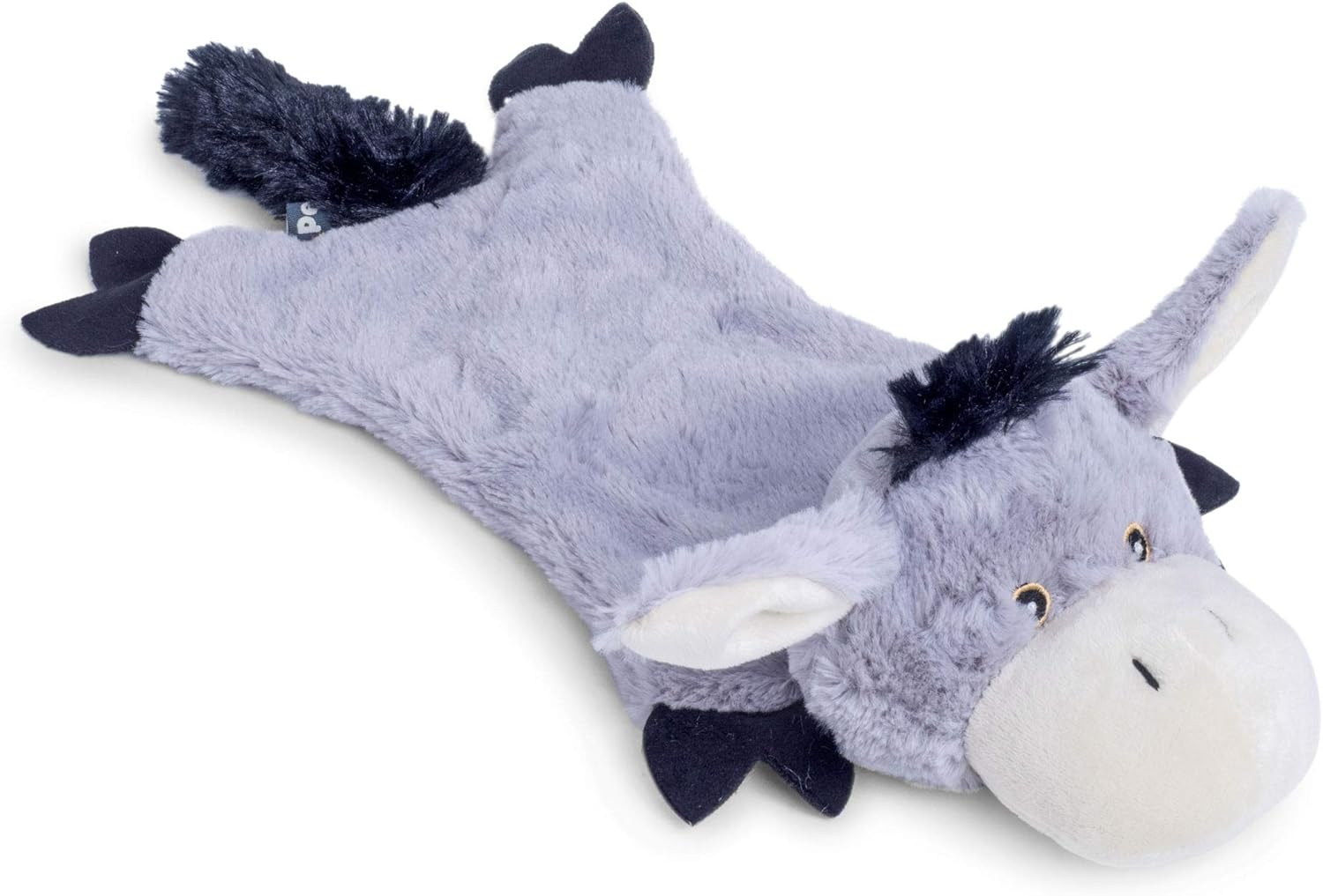 Petface Farmyard Buddies Crinkle Flat Cow Squeak Dog Toy image number 5