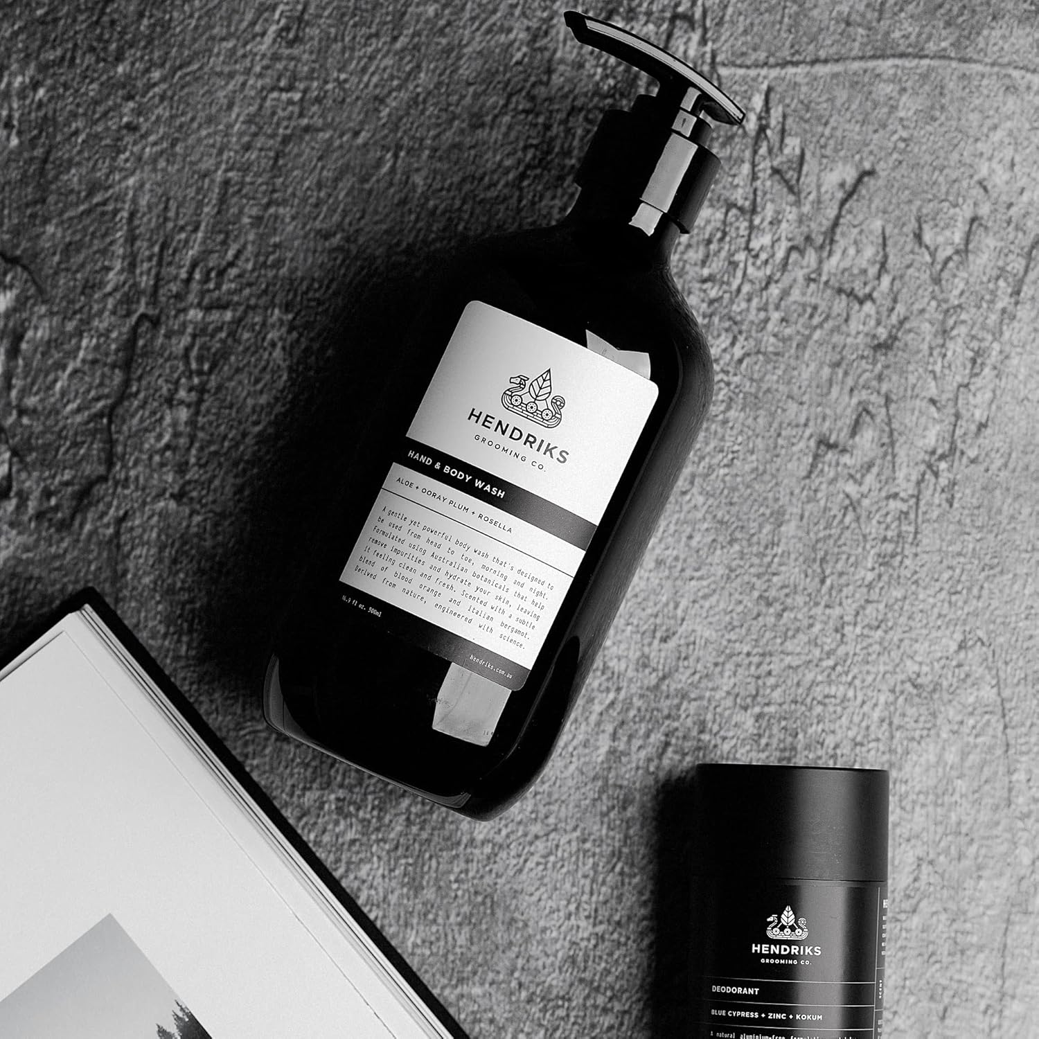 Hendriks&trade; Hand & Body Wash for Men | Natural, Sustainable, Vegan | Aloe + Ooray Plum + Rosella Flower | 500Ml image number 3