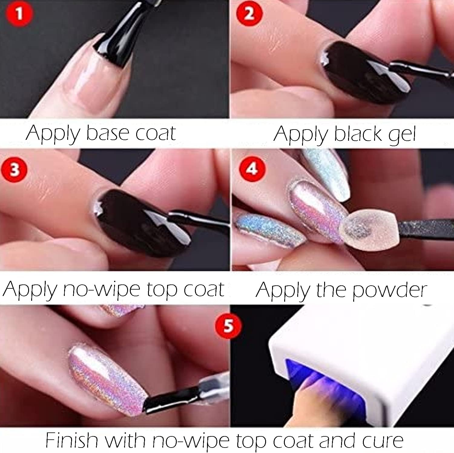 KUKA Holographic Nail Powder image number 3