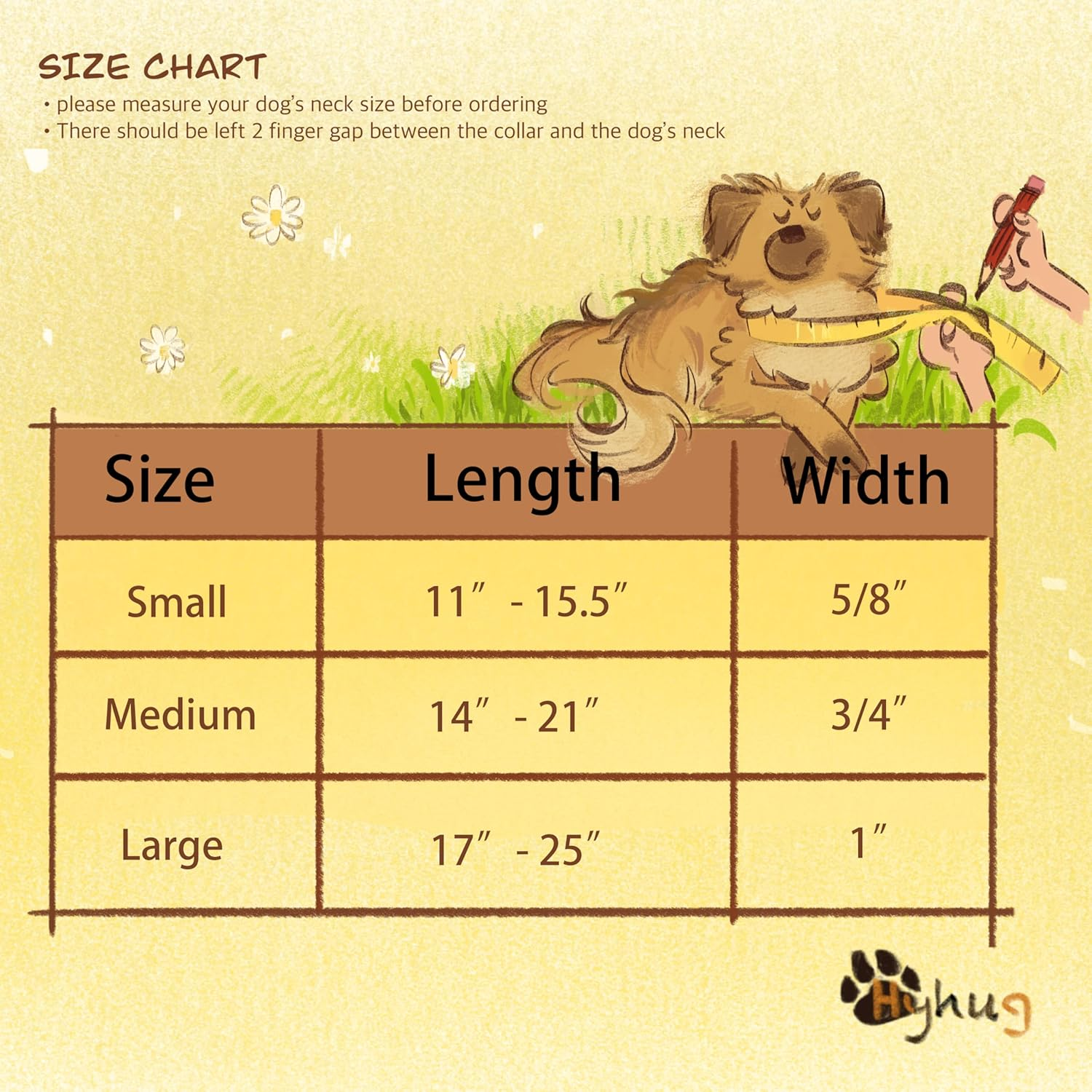 Hyhug Anti-Escape Strong Martingale Large Boy and Girl Dog Collar - Walking Training Daily Use. image number 4