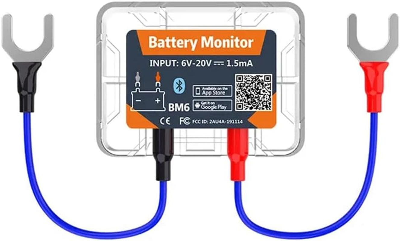 Wireless Bluetooth GPS Tracker 12V Battery Monitory BM6 with Car Battery Health Check APP Monitoring Battery Tester image number 5