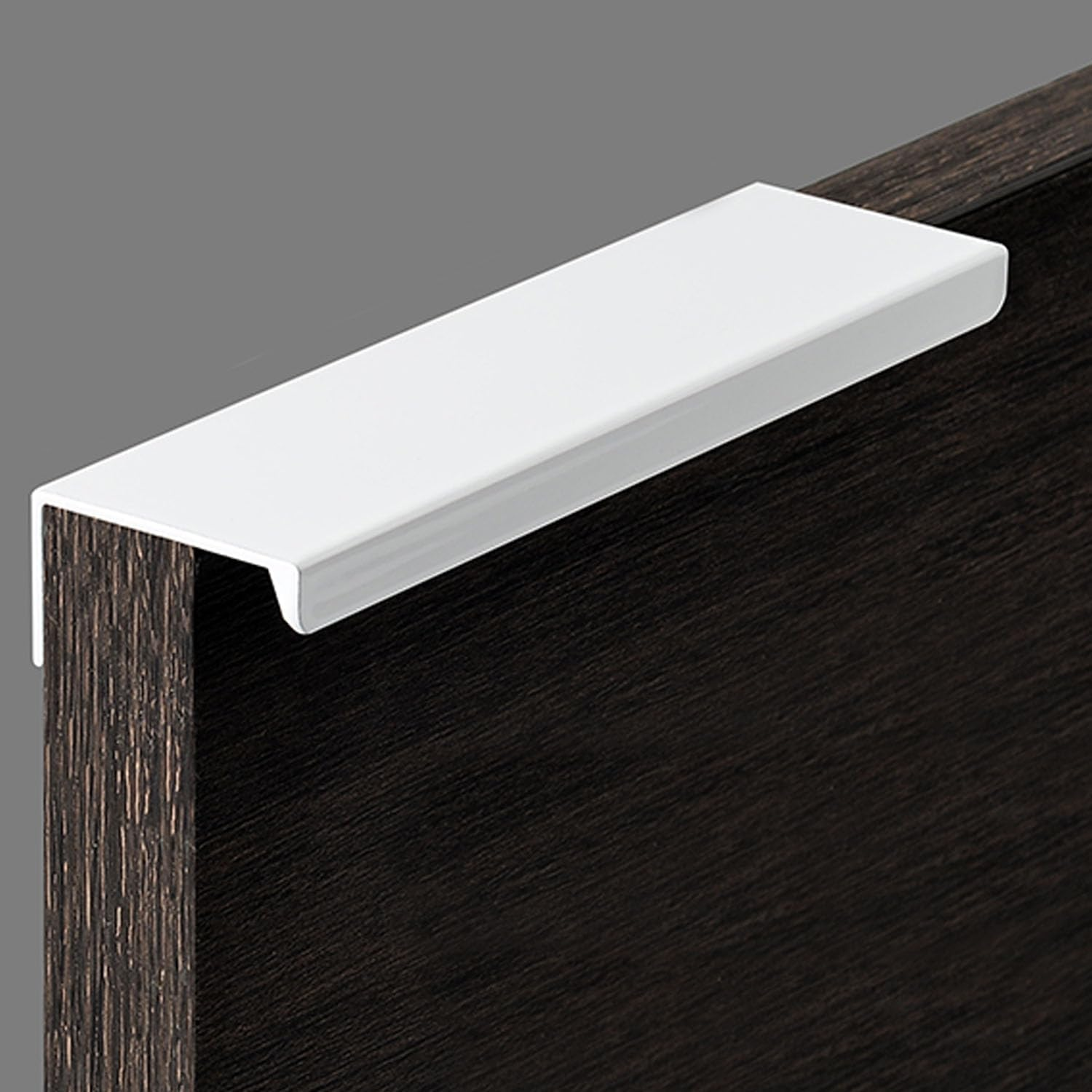 Pack of 10 Hidden Door Handles, Cabinet Handles, Furniture Handles, Modern Kitchen Handles, Aluminium for Wardrobe, Door, Drawers, Gold, Total Length 120 Mm