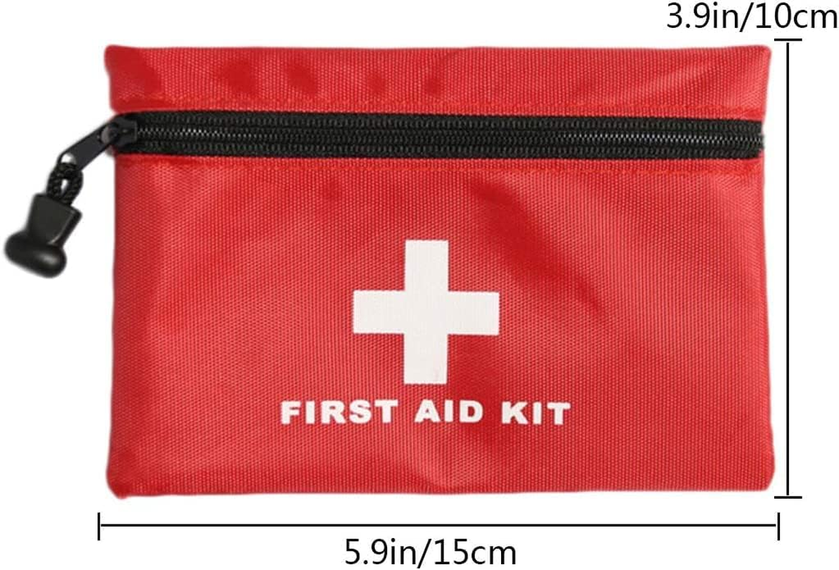 6 Pack Mini First Aid Kit Empty Pouch, Travel Empty First Aid Kit Pouch Bag for Emergency at Home, Office, Car, Outdoors, Boat, Camping, Hiking(Bag Only) image number 1