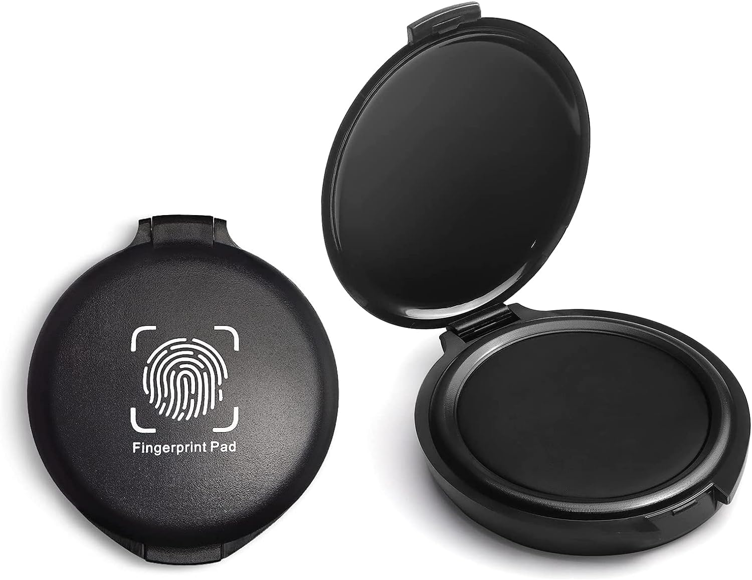 SAYEEC Fingerprint Ink Pad, Thumbprint Ink Pad for Office Notary Supplies Identification Security ID Fingerprint Cards, Law Enforcement Fingerprint Kit Thumb Print Ink Pad Stamp Pad (Red-4 Pack)