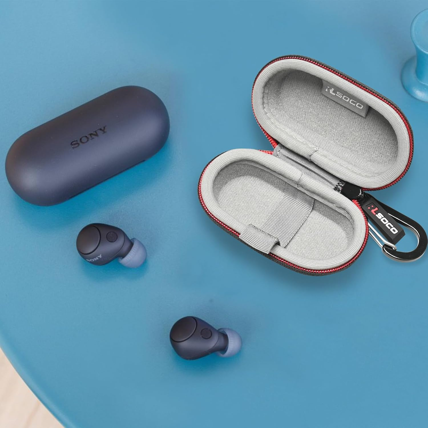 RLSOCO Hard Case for Sony WF-C700N / WF-C510 / WF-C710N / WF-C500 Truly Wireless Noise Cancelling Earbuds (Case Only) image number 3