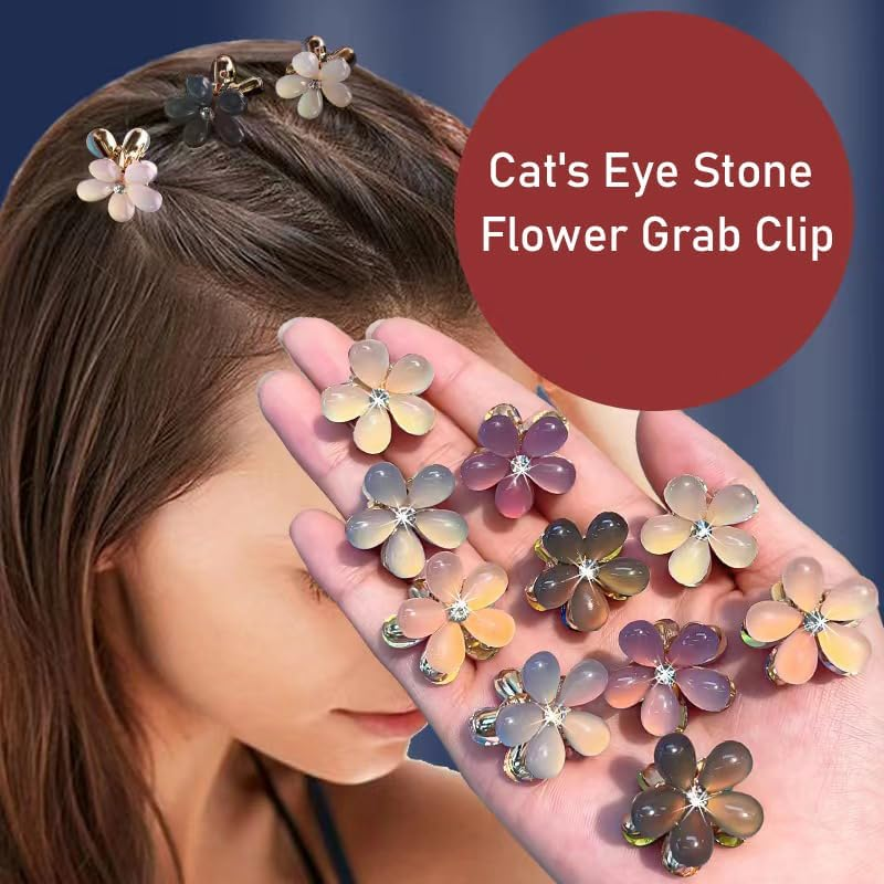 20 Pcs Mini Pearl Hair Claw Clip, Betterjonny Pearl Hair Barrettes Flower Pins Clips with Daisy Flower Design Sweet Cute Bangs Hair Barrettes Hair Accessories for Women Girls - A image number 3