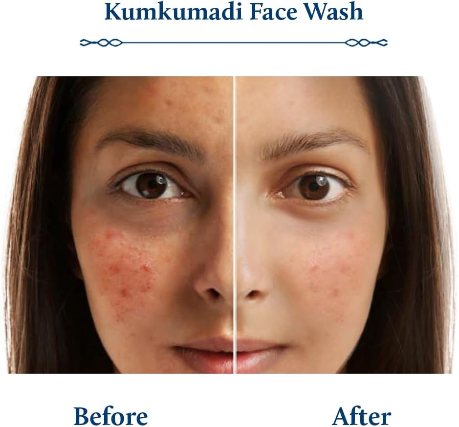 Blue Nectar Kumkumadi Brightening Face Wash with Saffron for Women & Men | Sulphate Free anti Pimple Face Cleanser (100 Ml) image number 2