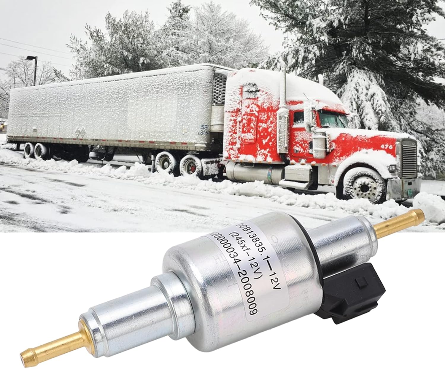 Heater Fuel Pump Energy Saving Fuel Metering Pump 12V 65Ml High Performance for Webasto Air Top Thermo E C V image number 4