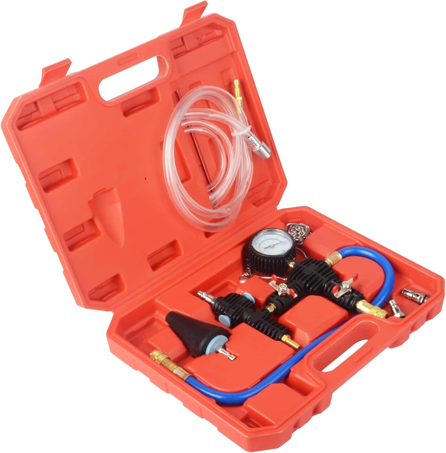 Professional Radiator Cooling System Vacuum Purge Coolant Refill Tool Kit Set image number 1
