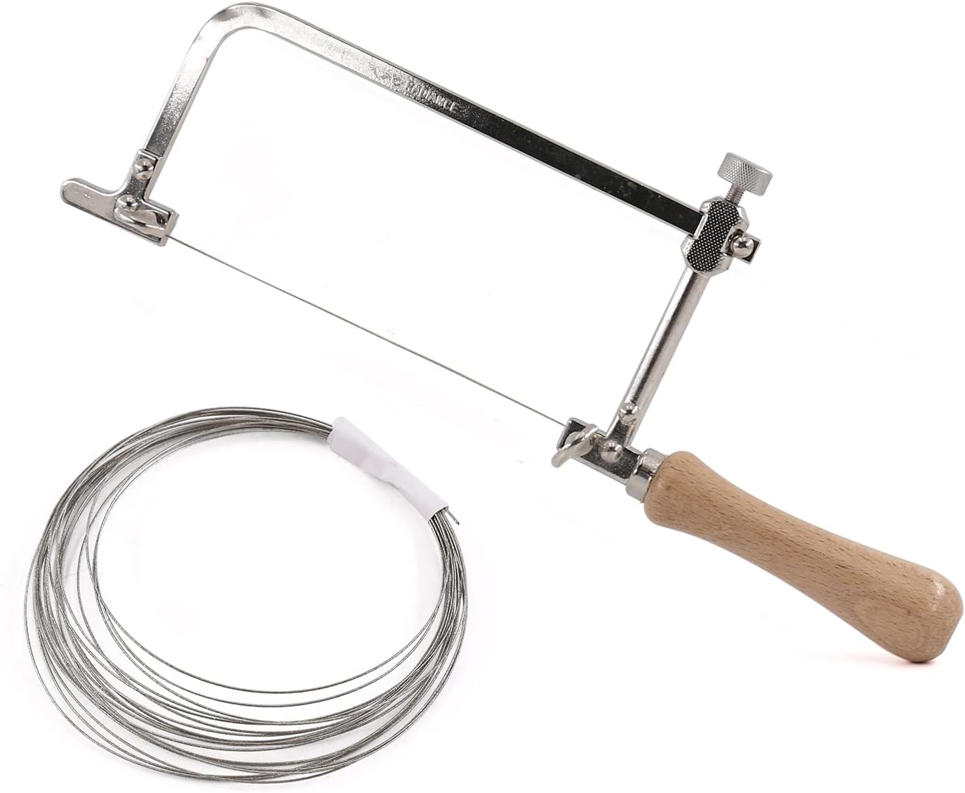 1PC Coping Saw Steel Frame with 0.5Mm Diamond Wire Saw for Wood Stone Metal Cutting Multi Function Hand Tool