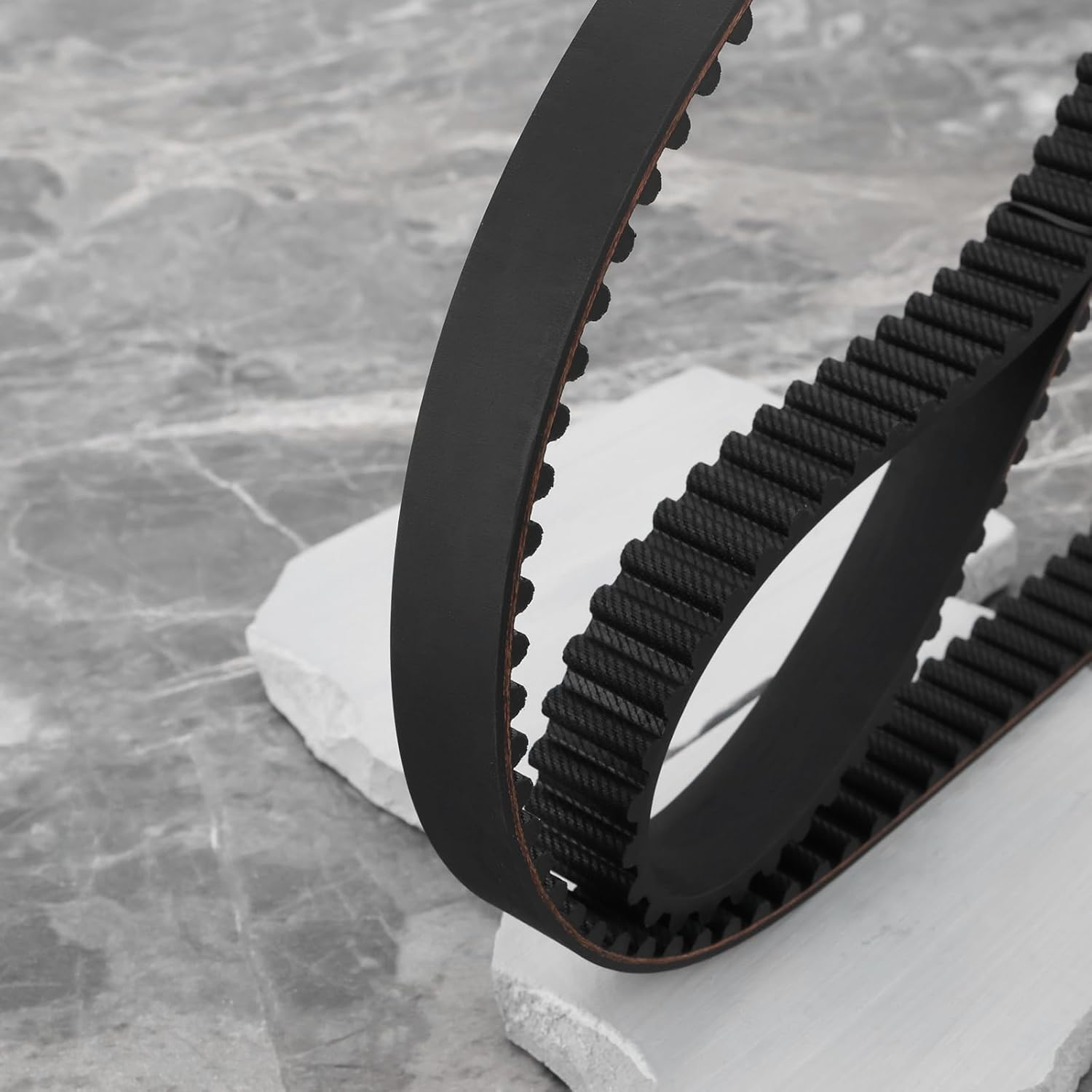 Ecsing 1Pc Lawn Mower Deck Timing Belt Tractor Belt Replacement 120-3335 1203335 265-610 Compatible with Toro Time Master with 30" Deck 20978 21199 44X3/4 Inch Black image number 1