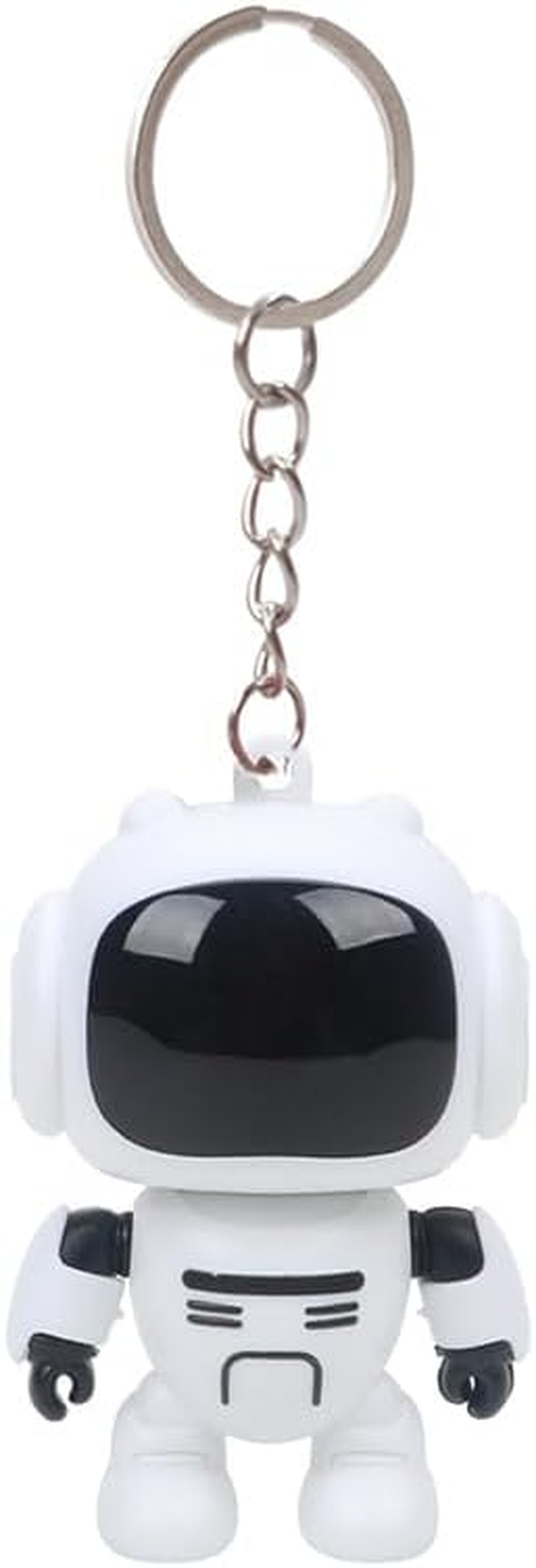 Robot Keychain,Joint Movable Robot Keyring - Glowing Eyes Design Keychains for Backpacks | for Women Men Bag Schoolbag Handbag Home Car Travel