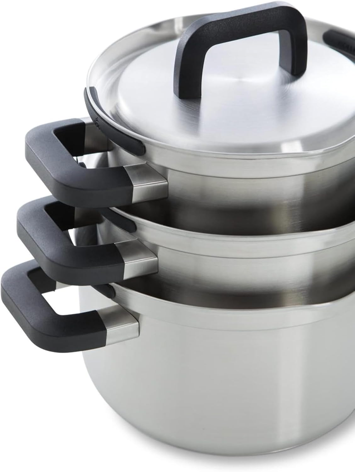 BK COOKWARE BV 123 Cooking Pot Set 4 Pieces Flow Cool image number 1