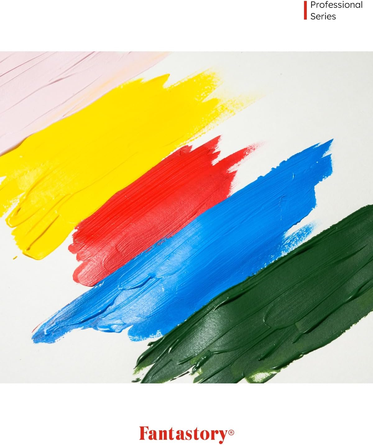 Fantastory Artist Series High-Pigment Acrylic - Classic Red (150Ml/5Oz) - Maximum Coverage + True Color Retention, Pro Formula for Canvas/Wood/Clay/Fabric/Glaze image number 1