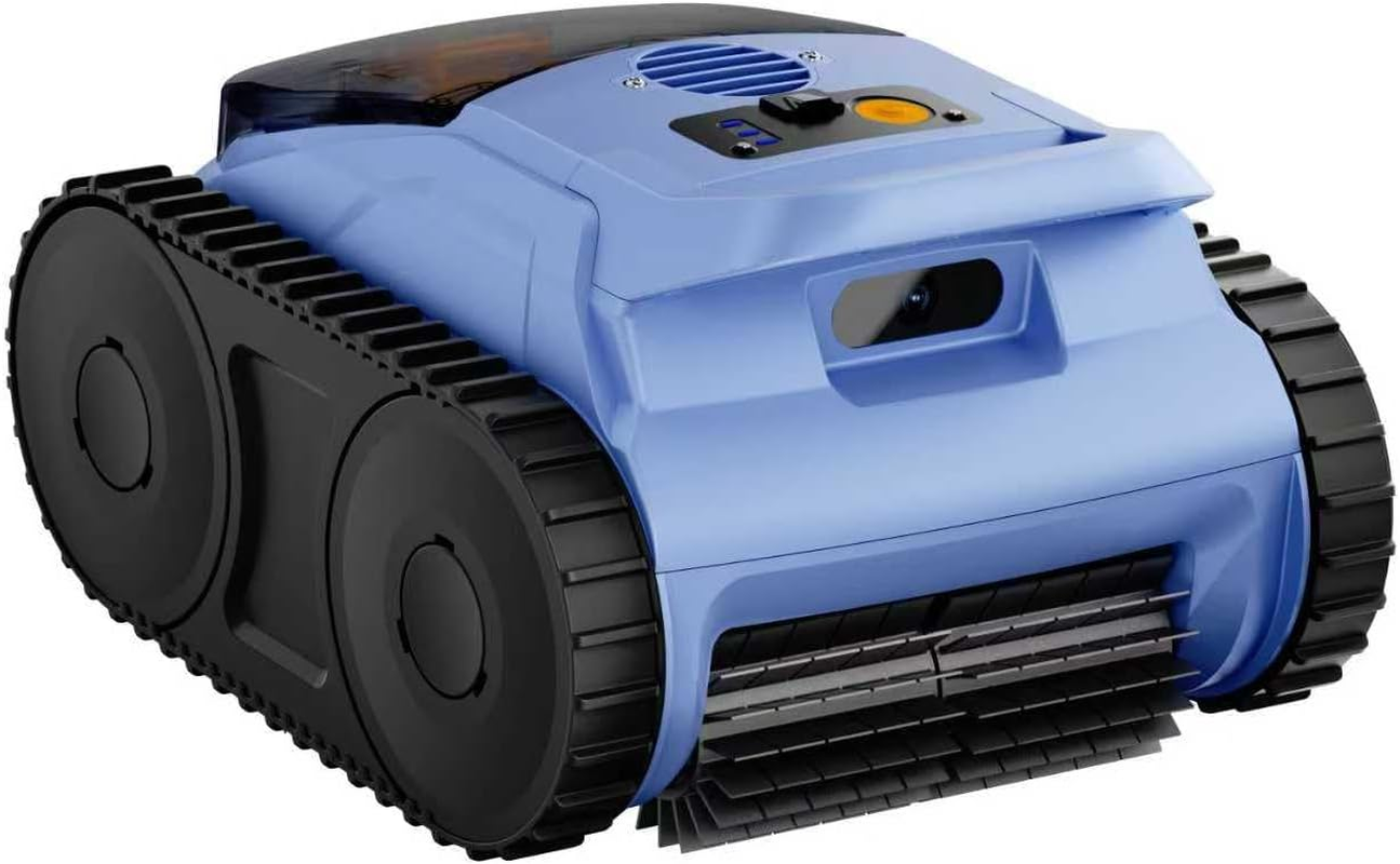 [2026 Release] Automatic Robotic Pool Vacuum for Inground & above Ground Pools, Wall Climbing Pool Vacuum Cleaner, Cleans Floor, Walls, Waterline, Drain & Skimmer up to 2150 Sq. Ft., 190 Min