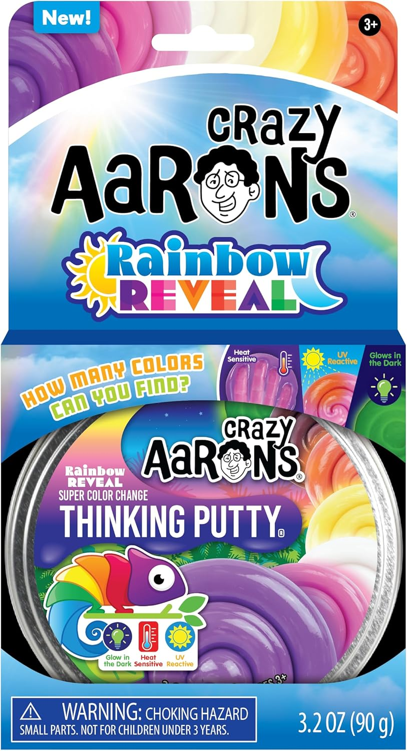 Crazy Aaron'S Rainbow Reveal Thinking Putty image number 1