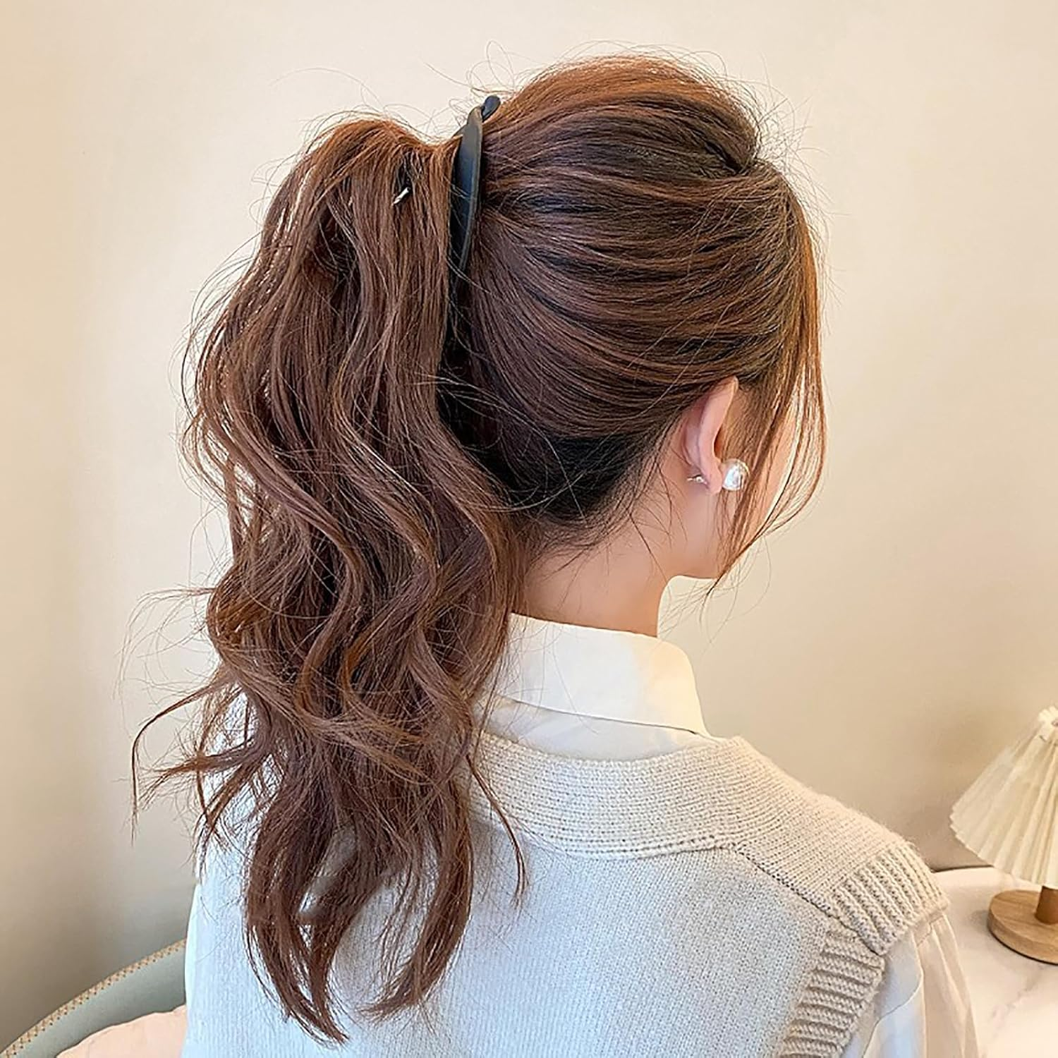 WUDQIJI Banana Hair Clips Banana Clips 12 Pieces Banana Clips Fish Hair Clips Ponytail Hair Holder Banana Fish Tail Hair Clip Wire Combs Comb Clips 4 Styles for Women image number 2