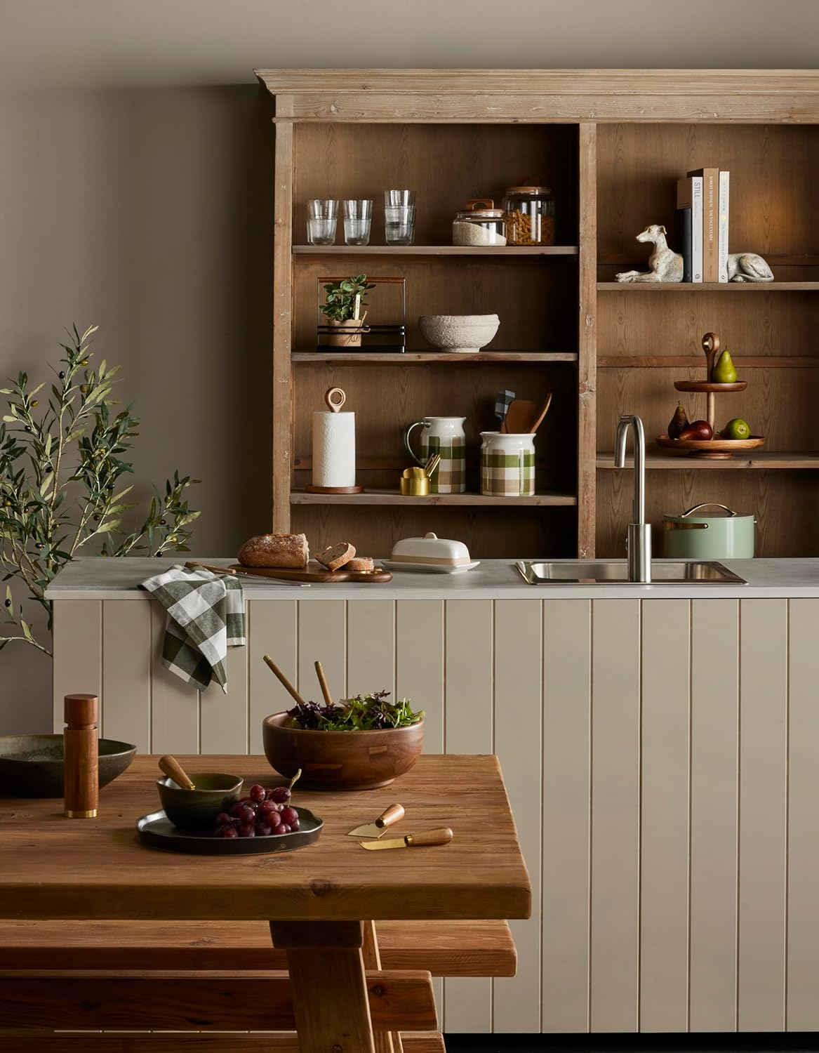 DAVIS & WADDELL Acacia Cheese Knives with Brass Finish, Set of 3 - Stylish Serving Tools for Soft and Hard Cheese, Elegant Natural Wood Design for Entertaining or Everyday Use image number 1