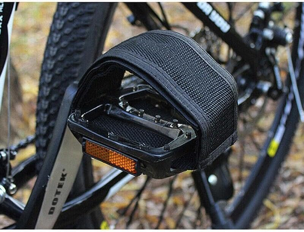 THJOPOKEEL Bike Pedal Straps, Set of 2, Heavy Duty Nylon Bicycle Footrest Strips, Adjustable Biking Accessory for Fixed Gear, Road BMX, MTB, Stationary Exercise Bike image number 6