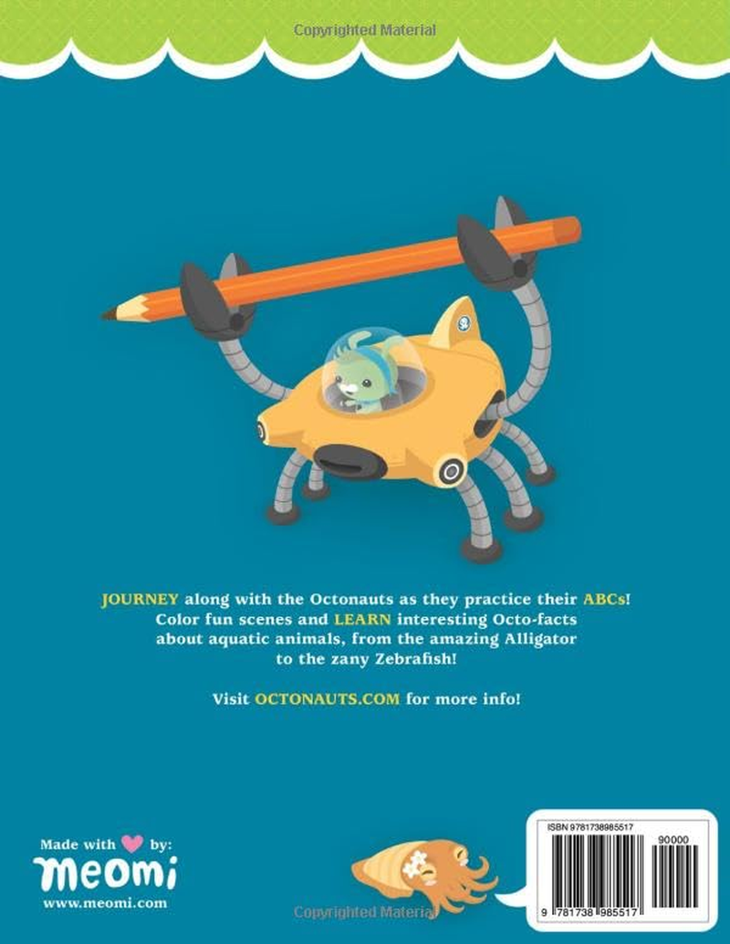 The Octonauts ABC under the Sea!: a Letter Tracing & Coloring Book by Meomi image number 1