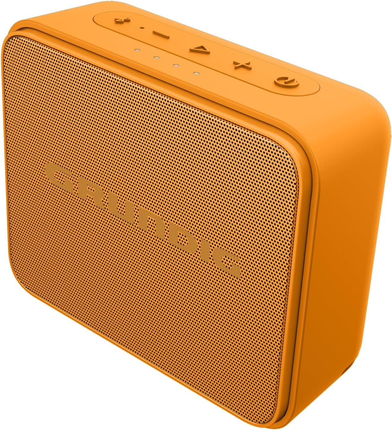 Grundig GBT Jam Orange Bluetooth Speaker, Soundbox, 3.5 W RMS, Bluetooth 5.0, up to 30 M Range, up to 30 Hours Battery Life, Power Bank Function, Hands-Free Function, Waterproof, Orange - Lime image number 4